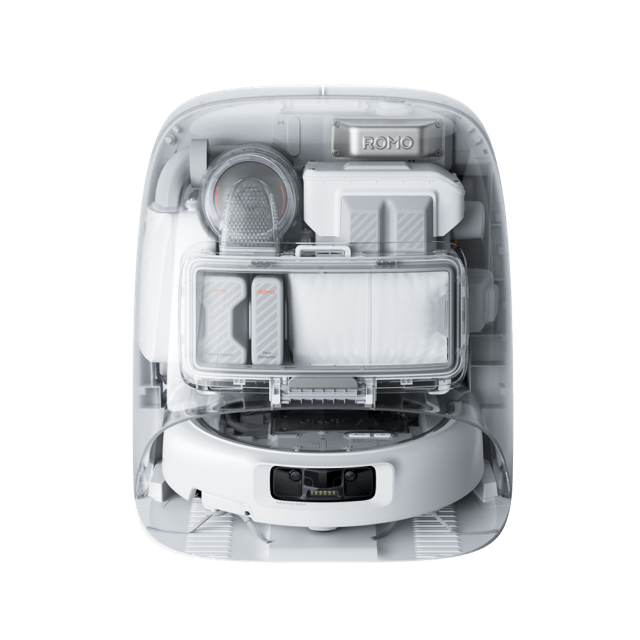 DJI ROMO P 本体と透明ベース